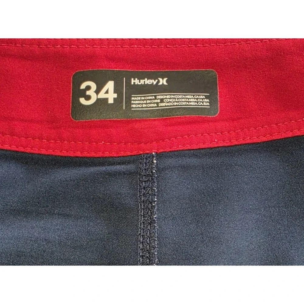 Hurley Mens Size 34 waist swim/board shorts